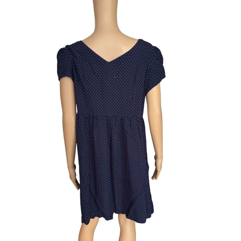 Denim & Supply Ralph Lauren Women's New Star Print Babydoll Blue Dress XL - Picture 4 of 9